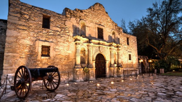 The Alamo in Texas.