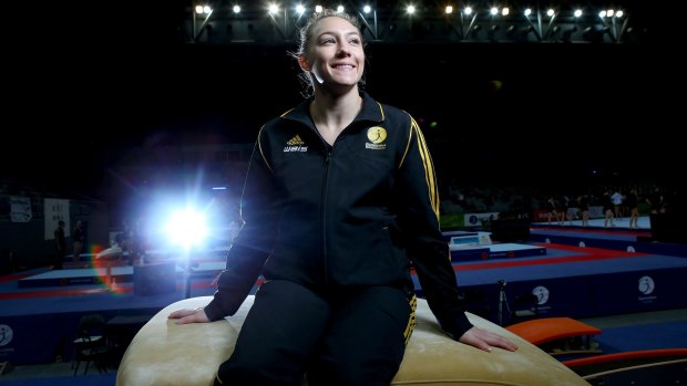 Australian gymnast Emily Little has bounced back from a tough year.