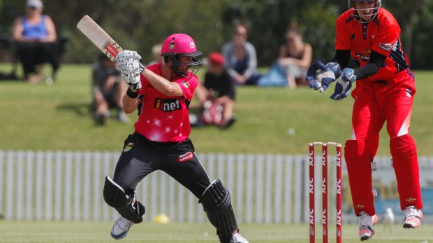 Reinvention: former Test opener Ed Cowan in action for the Sixers.