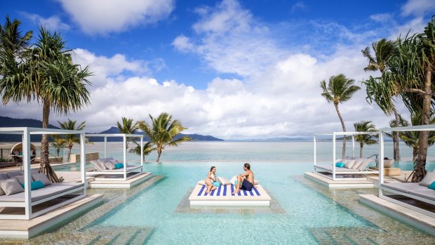The pool at the Intercontinental Hayman Island is a star attraction.
