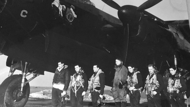Tony Adams of Bomber Command (third from right). 