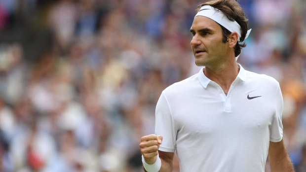 Roger Federer logged his 306th victory, compared with just 50 losses. 