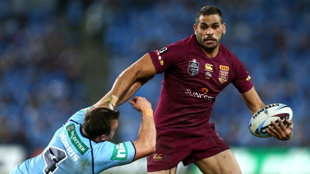 Down on his usual high standards: Greg Inglis.