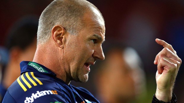 Not happy: Eels coach Brad Arthur.