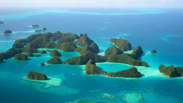 Peleliu Island, which is part of Palau, is believed to be the site of a mass grave from World War II.