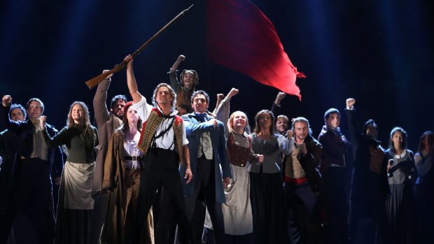 The cast of <i>Les Miserables</i>. 