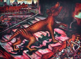 Daniel Moynihan's 'Tasmanian Tiger' is a fantastic print.