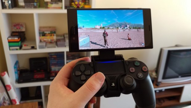 The phone naturally taps into Sony's ecosystem of other devices, including playing your PS4 remotely.