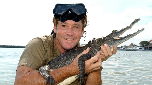 Role model: Crocodile Hunter Steve Irwin.