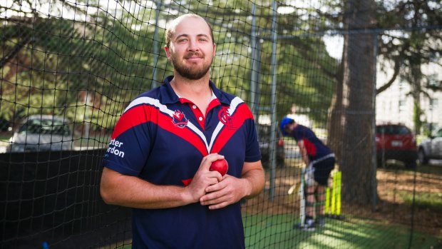 Eastlake bowler Hayden Page will play in the Cricket ACT Douglas Cup Grand Final. 