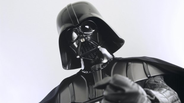Darth Vader from the <i>Star Wars</i> films.