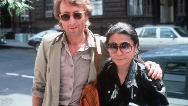 John Lennon and his second wife, Yoko Ono, pictured in 1980.