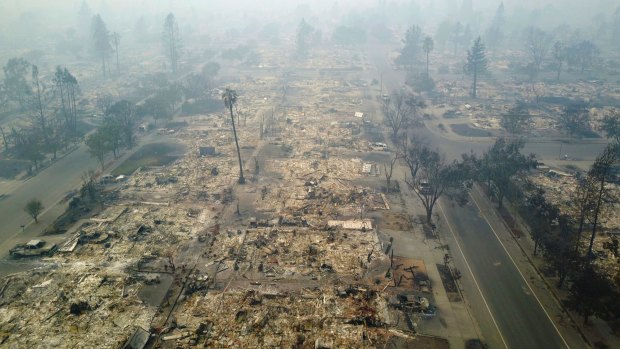 Newly homeless residents of California wine country took stock of their shattered lives Tuesday, a day after deadly wildfires destroyed homes and businesses.