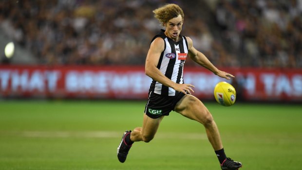 Chris Mayne was brought to Collingwood because of his ability to tackle in the forward line.