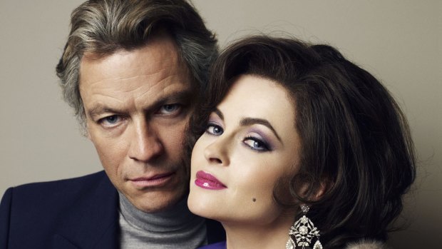 Well-made biopic: Dominic West and Helena Bonham Carter in <i>Burton and Taylor</i>.