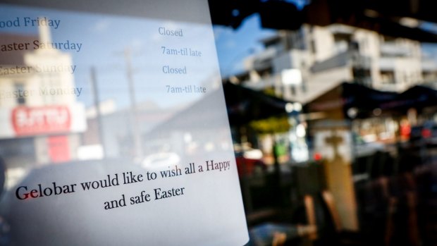 The Gelobar cafe in Brunswick East, where Joseph Acquaro was gunned down on Tuesday morning.