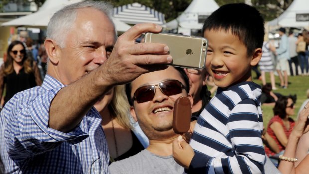 Prime Minister Malcolm Turnbull visited Watsons Bay in his electorate of Wentworth in Sydney.