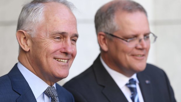 Prime Minister Malcolm Turnbull and Treasurer Scott Morrison.