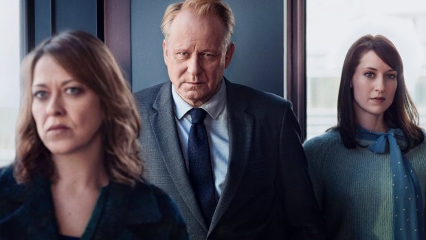 Beautifully cast: Nicola Walker, Stellan Skarsgard and Georgina Rich star in River.