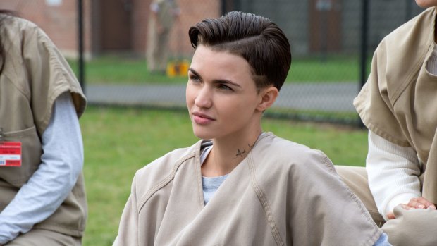 Ruby Rose in <i>Orange Is the New Black</i>.