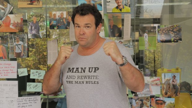 Gus Worland is encouraging men to speak up about mental-health issues in <i>Man Up</i>.
