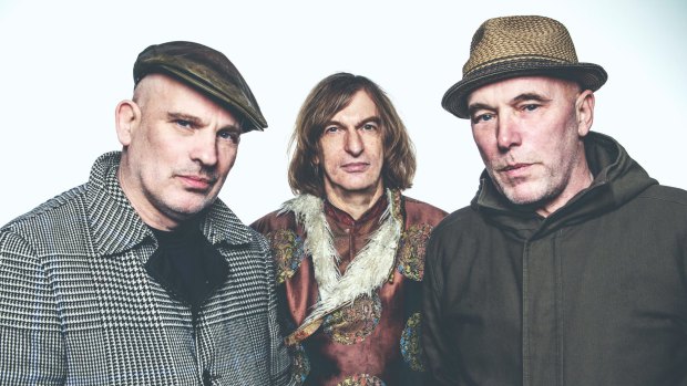 From left: Coldcut's Jonathan More and Matt Black and On-U Sound's Adrian Sherwood.