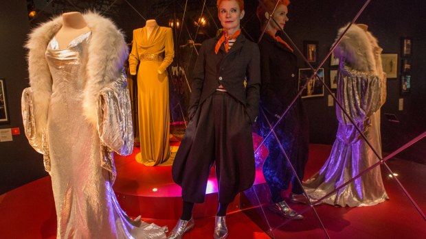 Sandy Powell is an Oscar-winning costume designer whose creations are on display as part of ACMI's Scorsese exhibition.