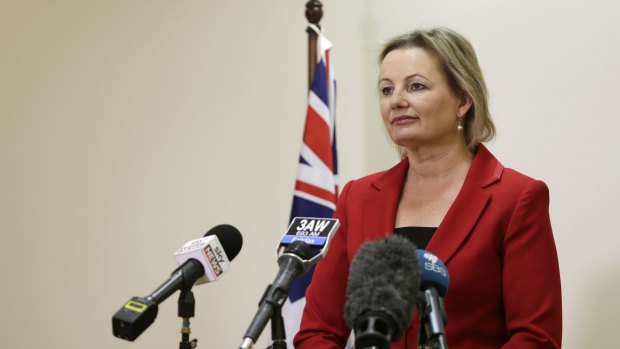 New Health Minister Sussan Ley: "I've heard, I've listened and I'm deciding to take this action now."