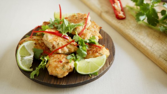 Thai fish cakes make a simple and tasty dish for the summer barbie.