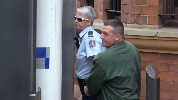 Lance Rhodes outside the NSW Supreme Court on Friday.