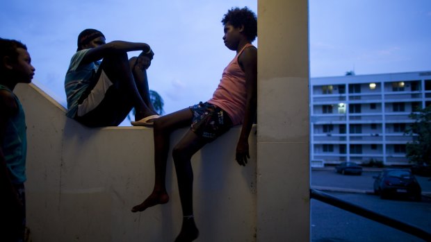 Kurringal, the notorious public housing flats in one of Darwin's most affluent suburbs.