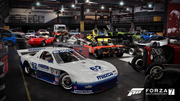 You can fill your garage with all manner of cars, from city-class cruisers to retro racing legends.