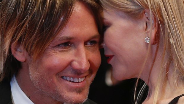 Family first: Keith Urban and Nicole Kidman.