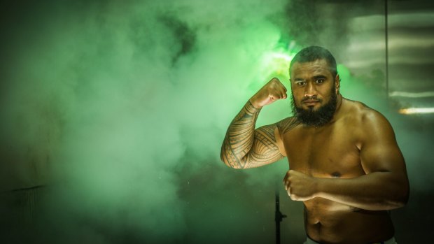 Canberra Raiders prop Junior Paulo doesn't think he's intimidating.