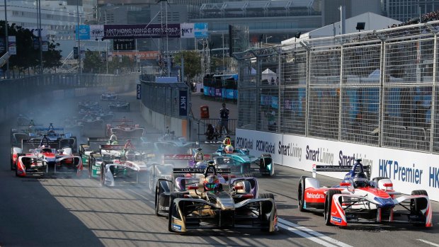 Formula E racers found the Hong Kong circuit difficult to negotiate.