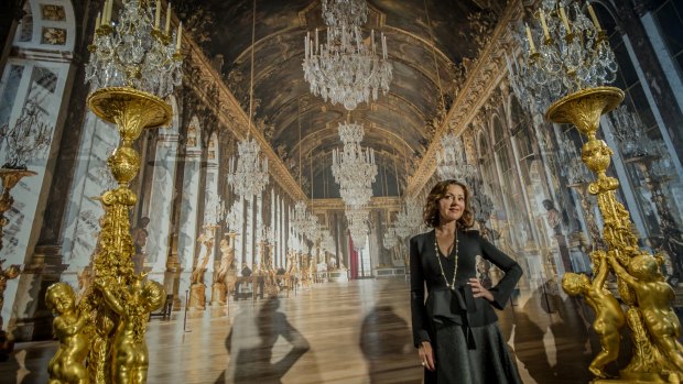 Tina Arena launches the Versailles exhibition at the National Gallery of Australia. It is the first time an extensive collection of this kind has left France.