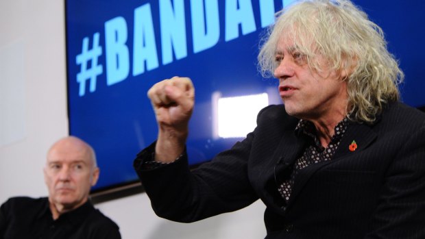 Sir Bob Geldof and Midge Ure.