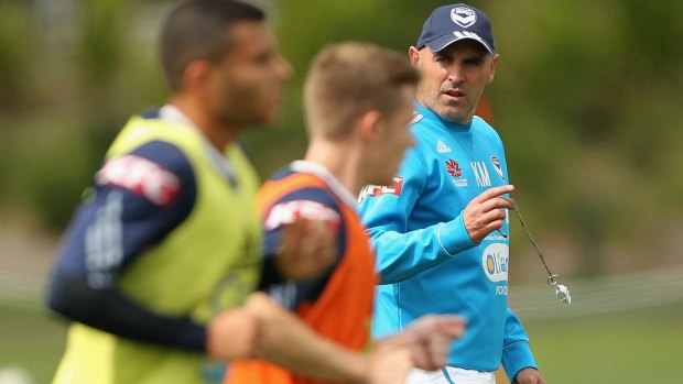 Keen focus: Victory coach Kevin Muscat has the right tools for the top job.