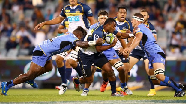Tevita Kuridrani has re-signed with the Brumbies until the end of the 2017 season.