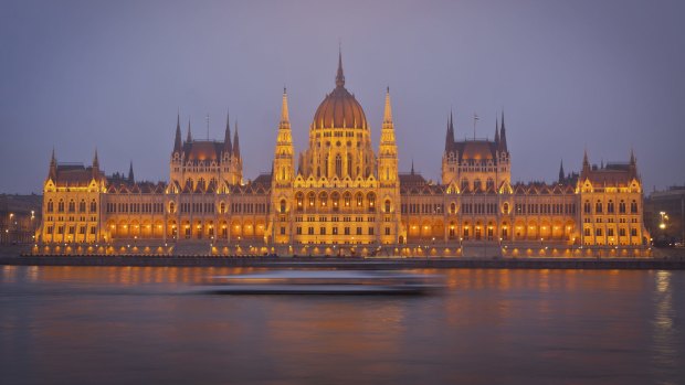 Hungarian National Parliament Building, Budapest.