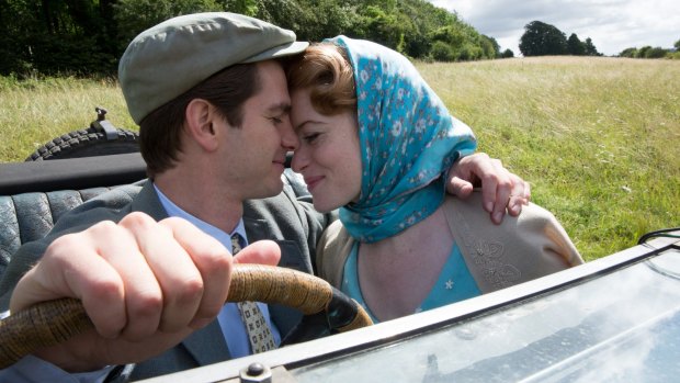 Andrew Garfield and Claire Foy in Breathe.