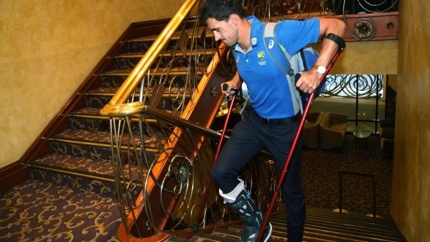 Australia's Mitchell Starc could be out for months.