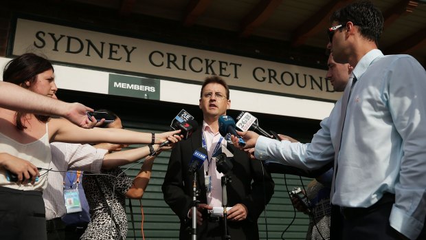 Fuming: Cricket NSW CEO Andrew Jones.