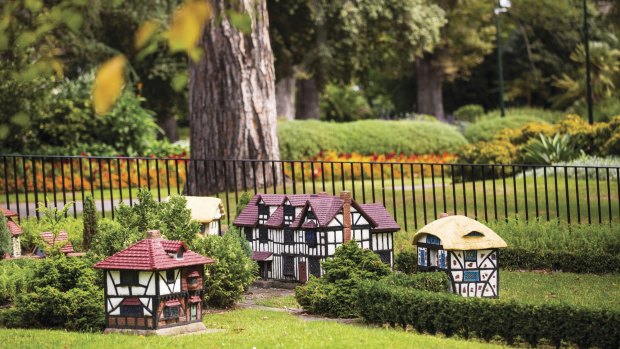 Model Tudor Village at Fitzroy Gardens.