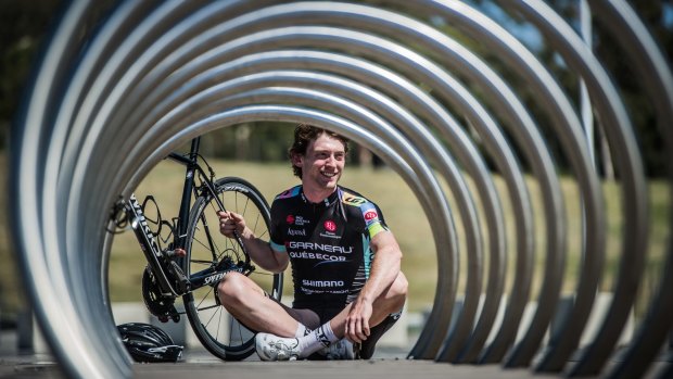 'The goal is to spend this year with Axeon and then ultimately move into the professional ranks': Canberra cyclist Michael Rice.
