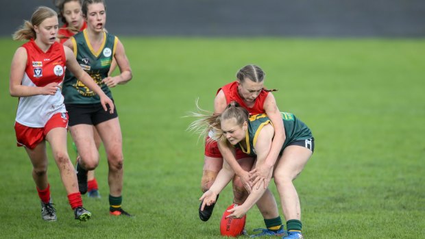 The women's AFL has proved popular with the public.