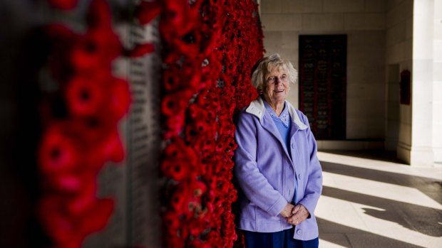 Joan Broadfield-Smith of Wollongong said her visit to the Australian War Memorial was a healing experience. 

