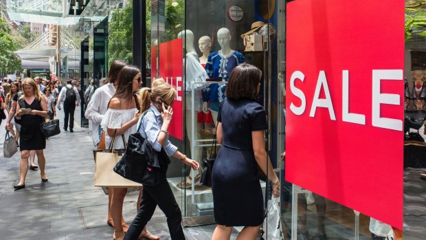 The higher-than-expected spending in December didn't take place in the retail sector which saw sales dip 0.2 per cent, according to the Commonwealth Bank Business Sales Indicator.