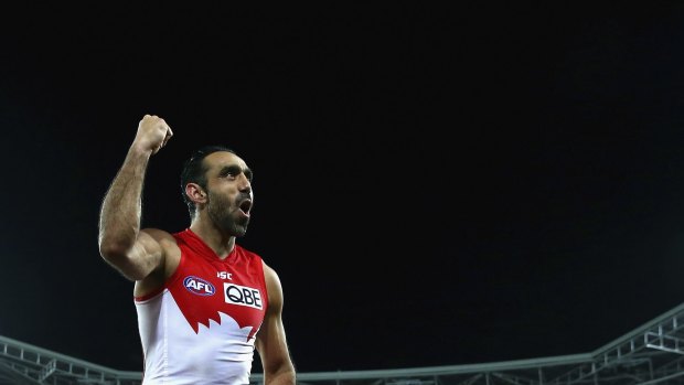 Adam Goodes has been routinely booed by opposition supporters.