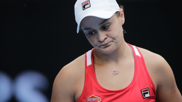 Ash Barty has exited the Australian Open at the hands of Naomi Osaka.